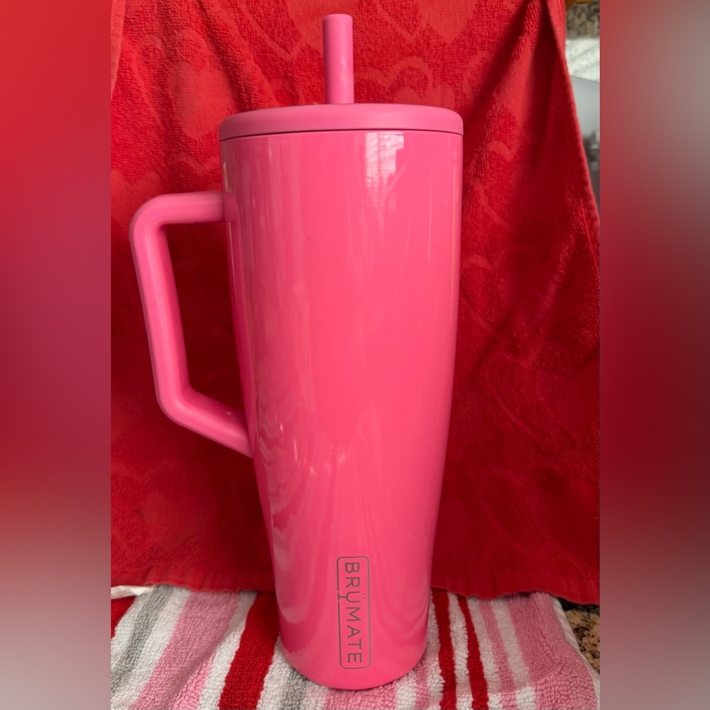 Bright Pink BrüMate Tumbler 40oz